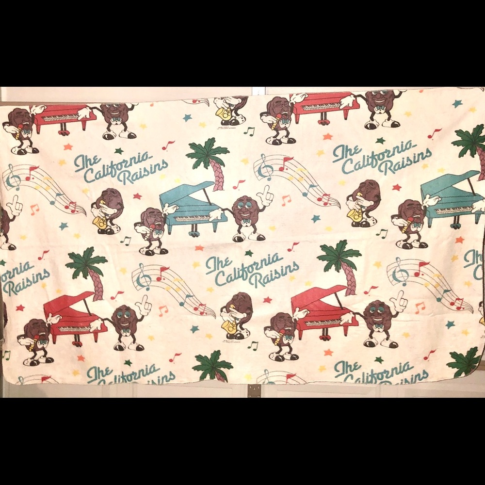 Vintage California Raisin throw/blanket